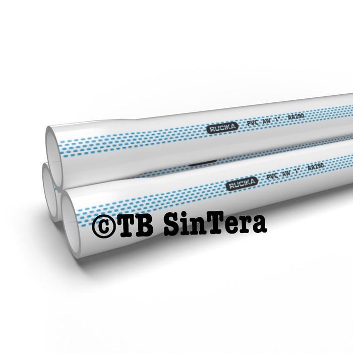 whss- Pipa Pvc 2" Inch Aw Putih Rucika Wavin Per Batang