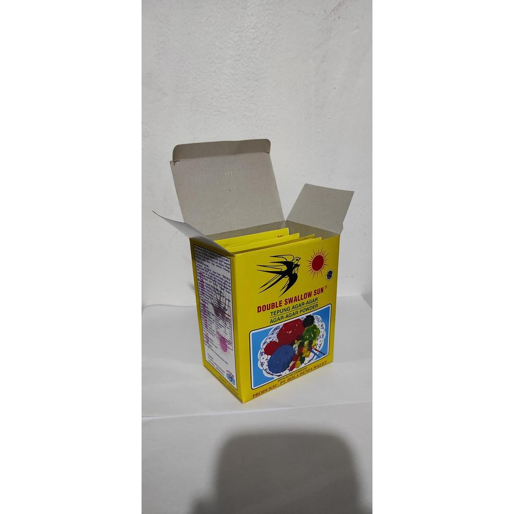 Agar Agar Swallow Agar Agar Double Swallow Sun Jelly Powder 1 Dus Terlaris