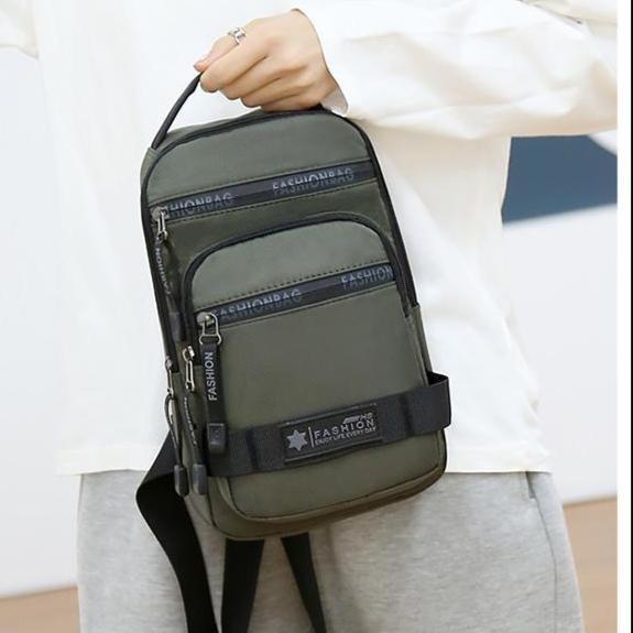 tp8f- Techdoo Tas Selempang Pria Multifungsi Sligbag Besar Fashion Ts705