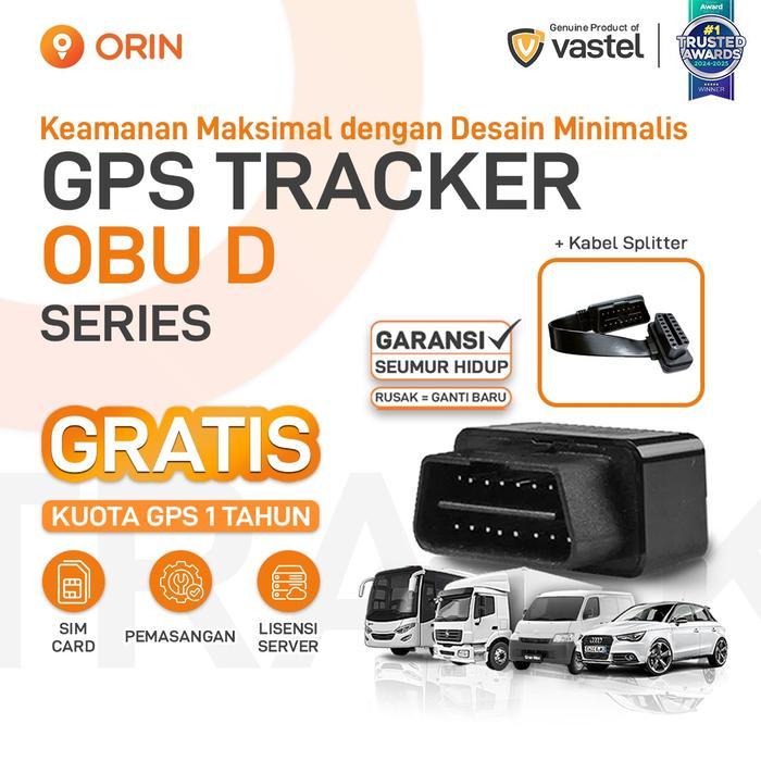 Orin Obu D - Gps Tracker Mobil Alat Pelacak Mini Tracking Tanpa Kabel Obd