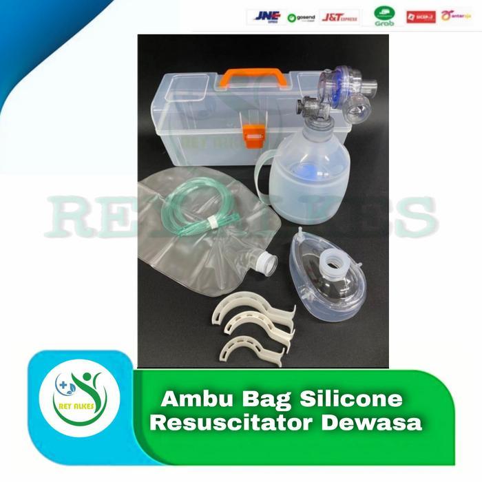 Ambu Bag Manual Silicon Dewasa Mpm/ Ambubag Silicone Dewasa