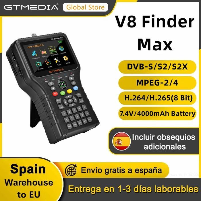 Gtmedia V8 Finder Max Satellite Finder Dvb-S/S2/S2X H.264/H.265