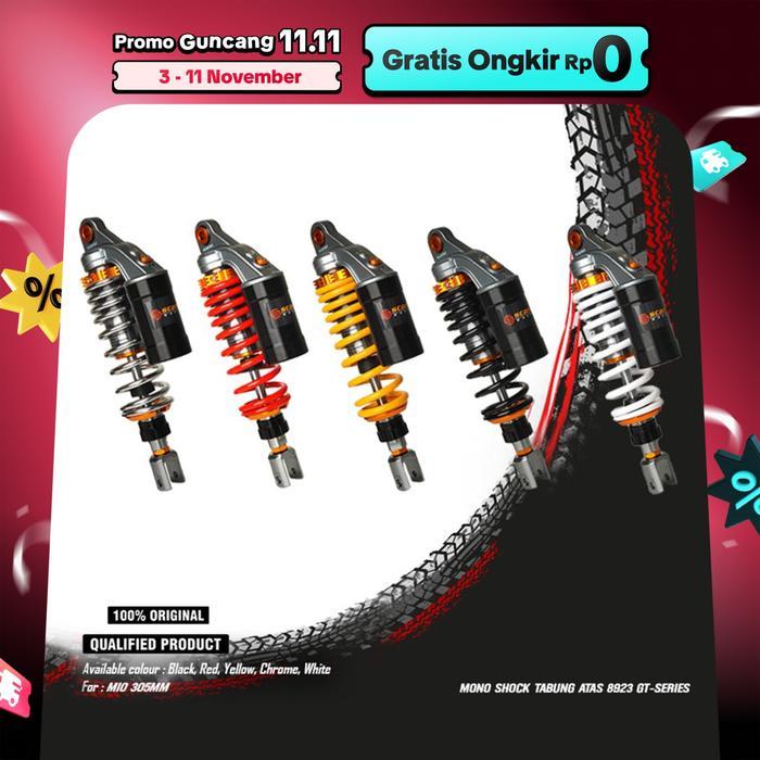 Scarlet Racing - Mono Shock Shockbreaker Tabung Atas 8923 Gt Series Motor Mio