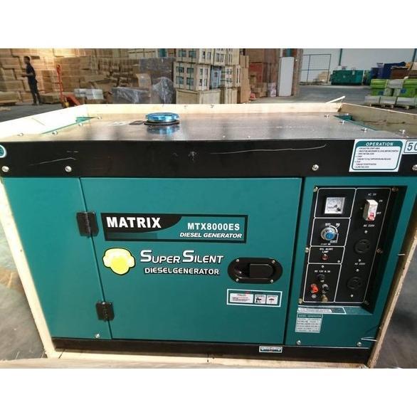 Genset / Generator Listrik Matrix MTX 8000 ES - 6000 Watt Diesel Silent