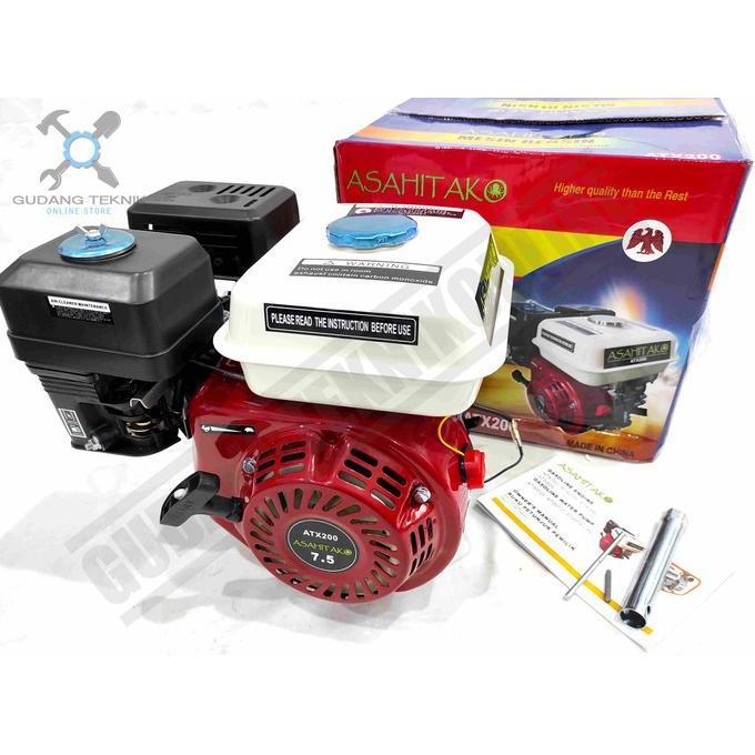 Engine ASAHITAKO GX200 7.5Hp Mesin Penggerak GX 200 7.5 Hp Bensin Terlaris