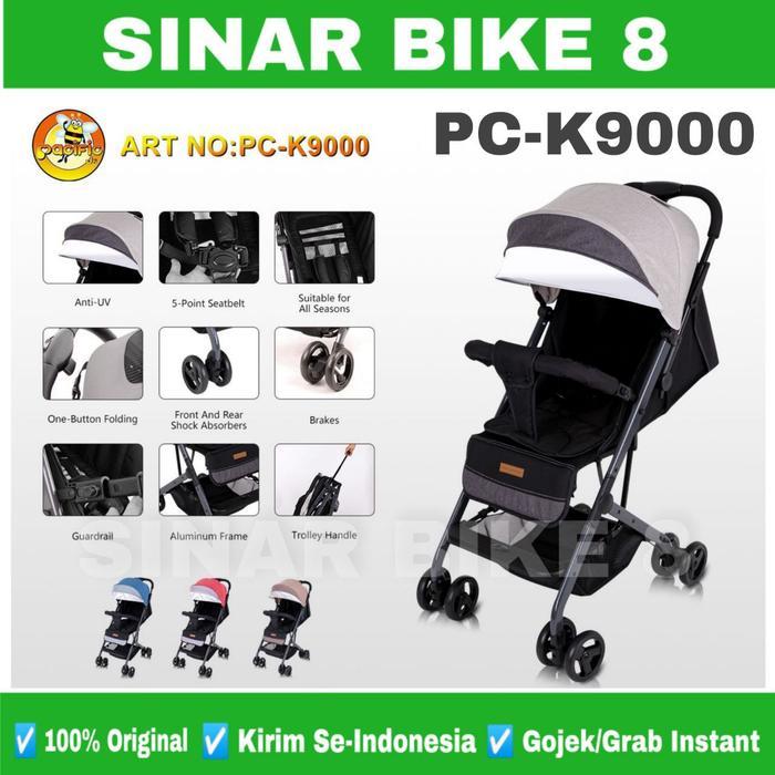 Promo Baby Stroller PACIFIC PC-K9000 Kereta Dorong Bayi Reversible Folding Terlaris