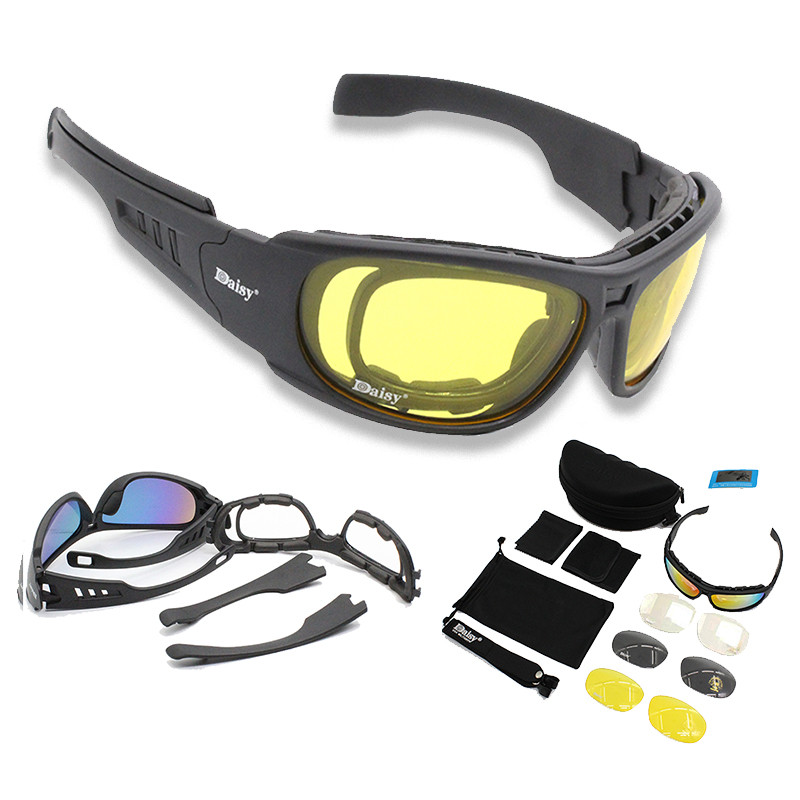 Daisy C6 Polarized Es Cs Army Tactical Motorcycle Hunting Shooting Airsoft Bullet-Proof Military C5