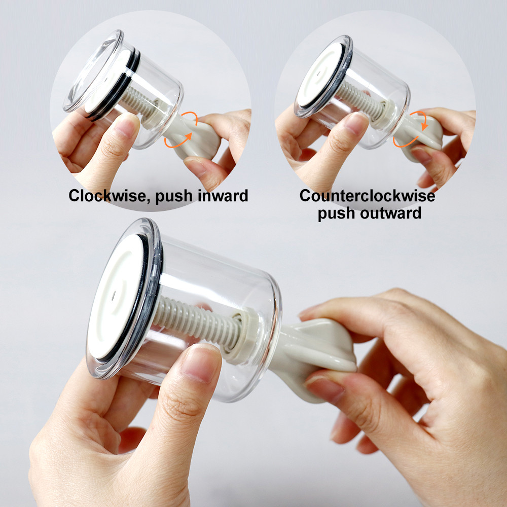 Cans Manual Rotating Cupping Massage Cupping Cup Suction Cup Anti Cellulite Massager Cupping Nipple