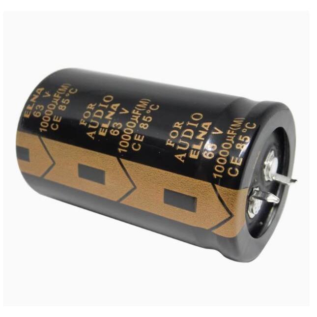 2Pcs/Lot Authentic Elna For Audio 63V 10000Uf 30X50 Audio Amplifier Audio Fever Electrolytic