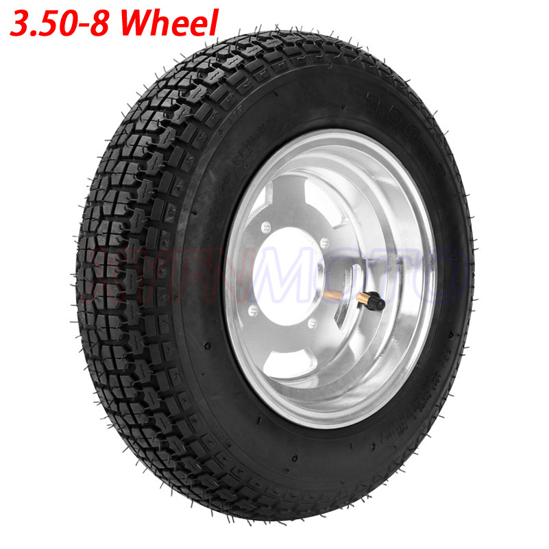 8 inch Aluminum wheel rim With tires for Honda monkey bike Z50 Z50J 3.50-8 Wheel tyre with inner