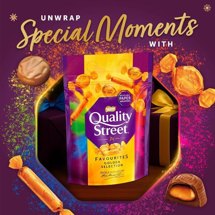 Coklat Nestle Quality Street Favourites Golden Selection 283gram asal Eropa