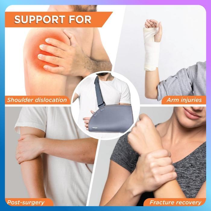 ORIGINAL VISSCO - ARM SLING POUCH with Adjustable Strap 0805 Deker Bahu Penyangga Lengan Tangan