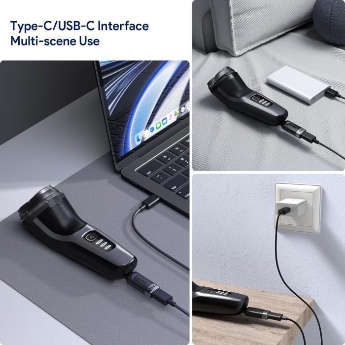 Yinke 15V Hq8505 Type-C Shaver Adapter Charging Converter For Philips Norelco One Blade Qp6520