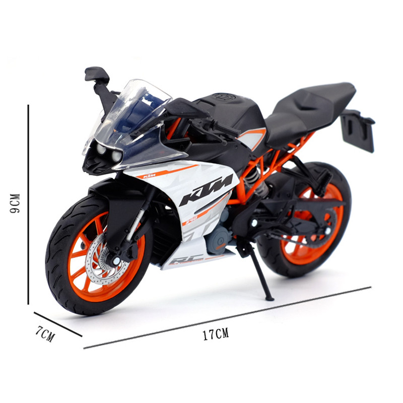 Automaxx 1:12 KTM RC390 Sport Motorcycle Model Large Displacement Trolley Motorcycle Collection Of G