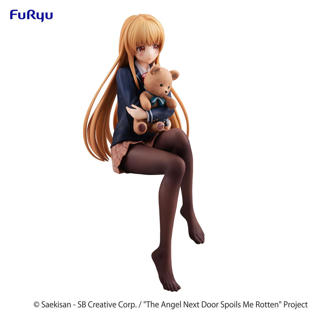 Original Furyu The Angel Next Door Spoils Me Shiina Mahiru Figure 14cm Noodle Stopper Anime Collecti