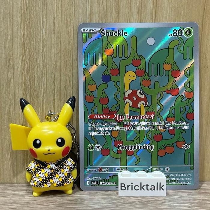 Shuckle Ar Ma1 130/126 Kartu Pokemon Tcg Mega Evolusi Trading Card Game Original
