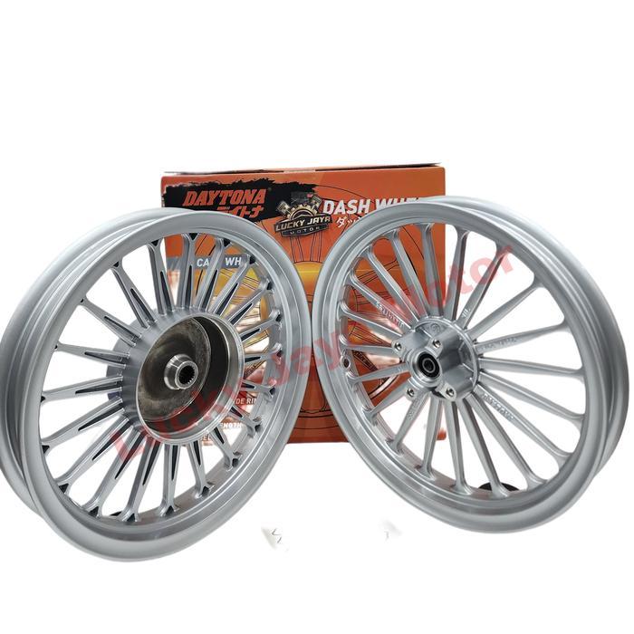 Pelek Velg Vleg Racing Daytona Beat Scoopy Spacy Vario 110 Beat Pop Beat Fi Esp Ring 14 Silver