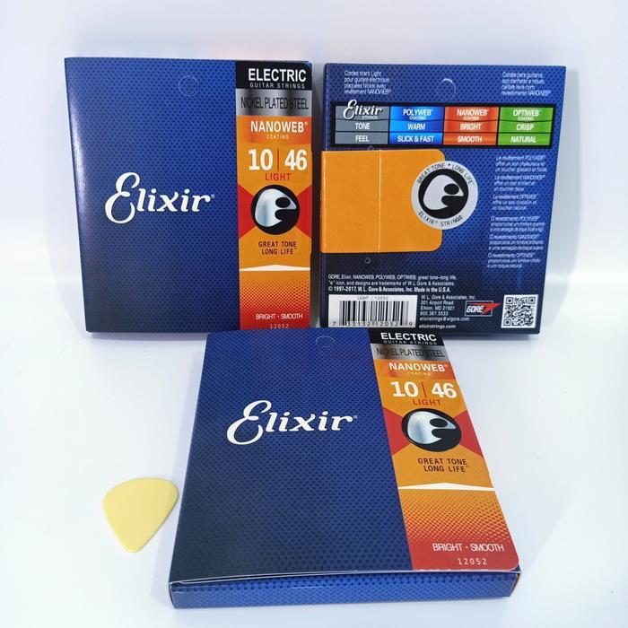 Senar Gitar Elixir Eletrik 10-46/Senar Gitar Elixir/Senar Elixir 010 Ready Stock