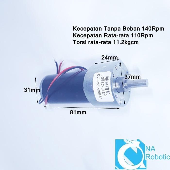 Motor DC 140RPM 37GB31ZY 140