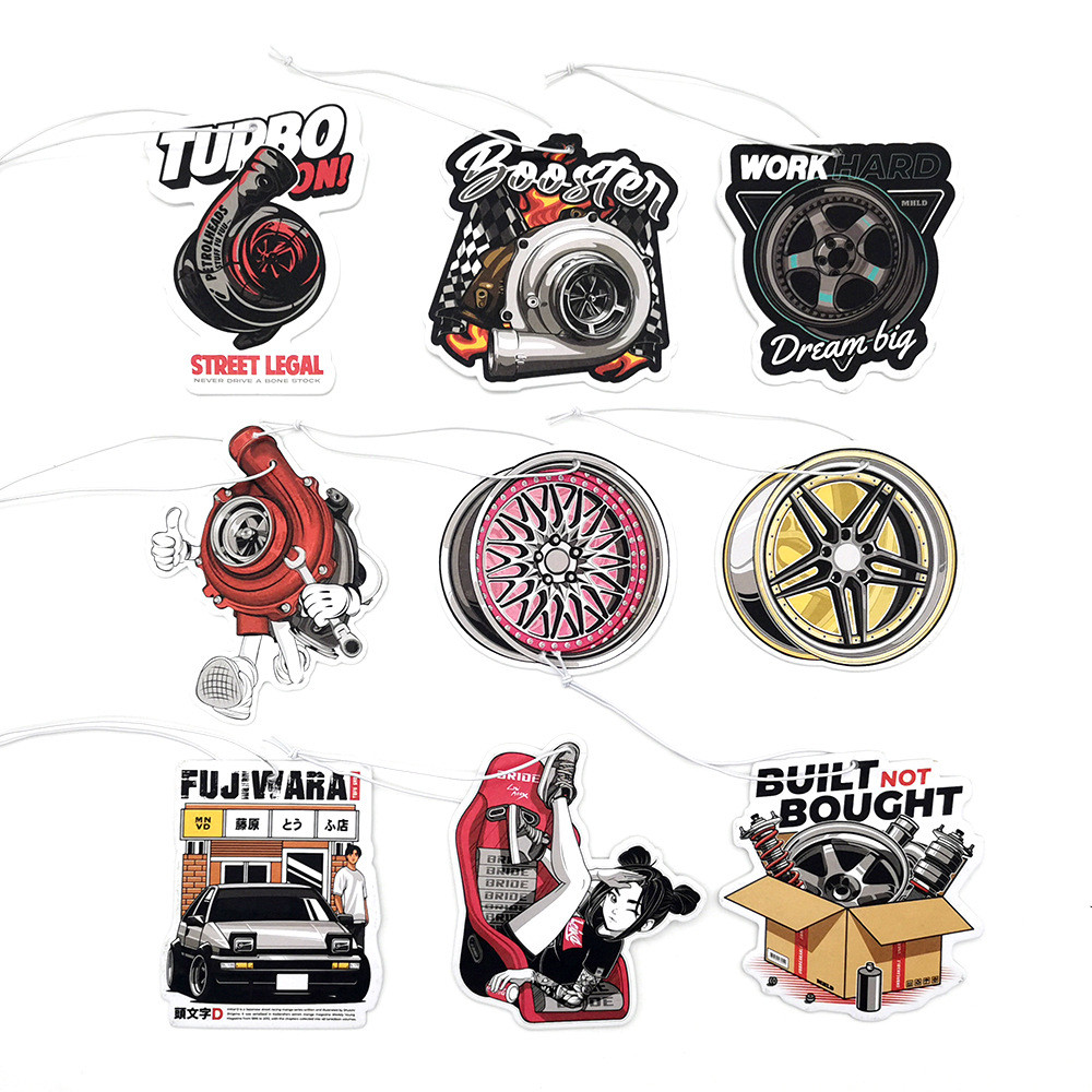 Car Air Freshener Perfume JDM Decoration Rearview Mirror Pendant Hanging Ornament JK Anime Girls Sex