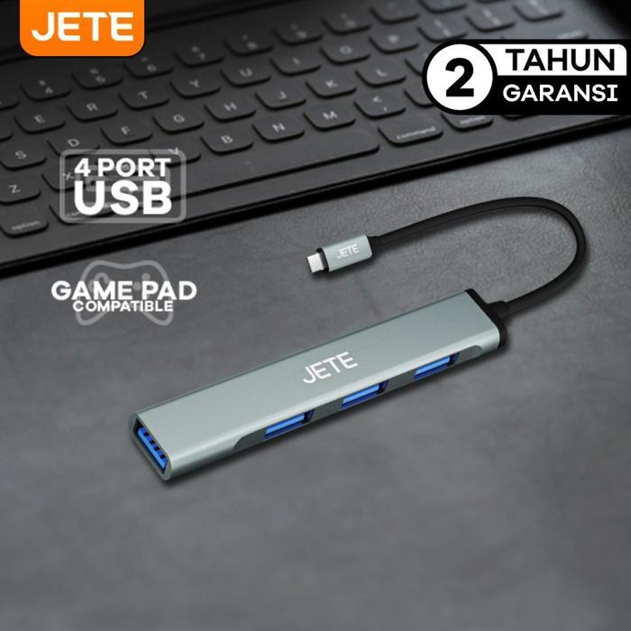 USB Hub Type C 4in1 JETE X3 Conveter - Konverter USB Hub Garansi Resmi