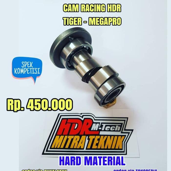Noken As Cam Racing Hdr Hard Material Tiger - Megapro Spek Kompetisi