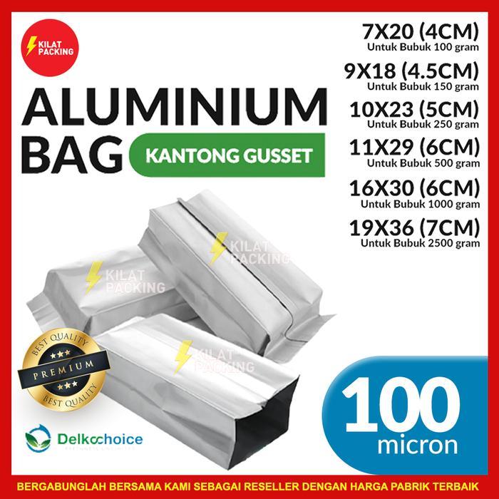 Alumunium Bag Gusset Central Sealing Standing Bag Gusset Delkochoice