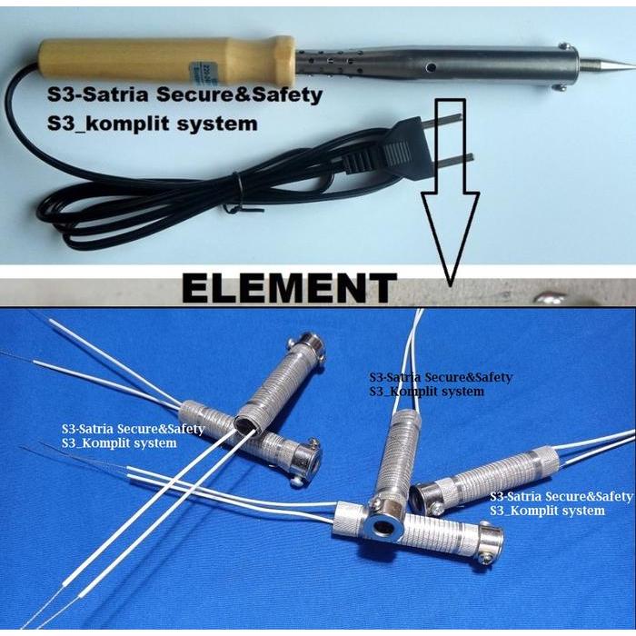 ELEMENT SOLDER 100 WATT SOLDER KAYU Elemen 100W 100watt 100wat 100 w