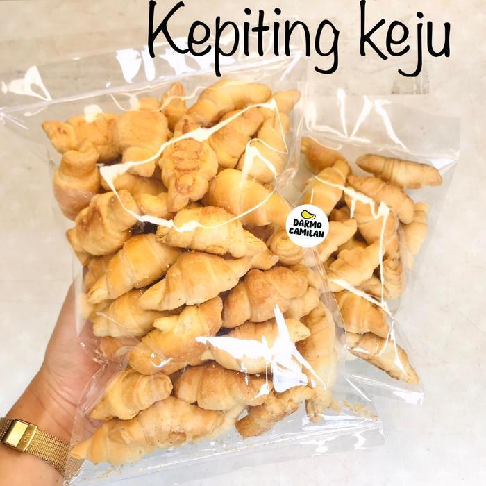 Kepiting Keju 250gr Roti Kering Mini Croissant