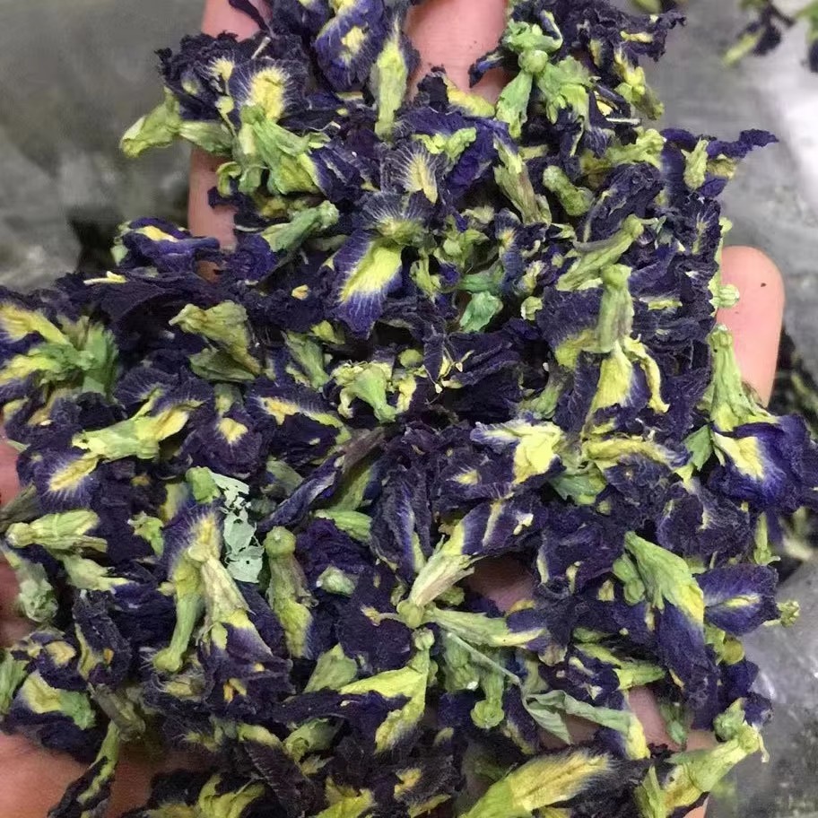 New Natural Butterfly Orchid Dried Flower Blue Butterfly Pea Flower For Beauty Soap Wedding Candle