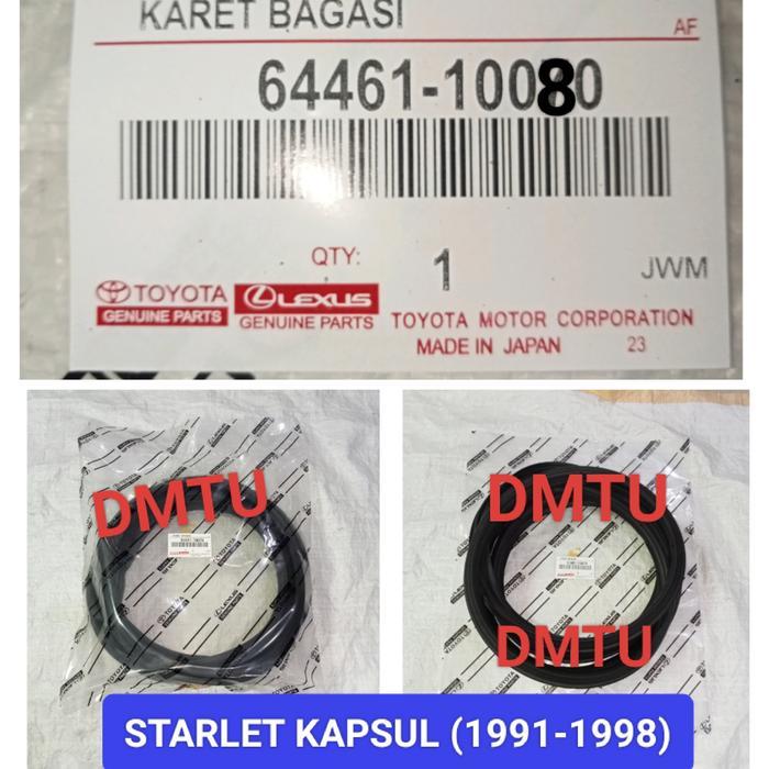Karet Bagasi Toyota Starlet Kapsul (1991-1998) Made In Japan