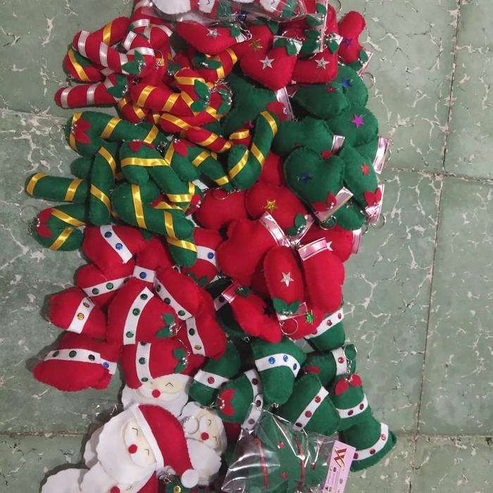 <<<<<] Souvenir Natal Unik Chrismast Gantungan Kunci/ Hiasan Pohon Natal
