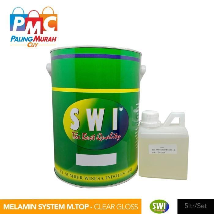 SWI MELAMINE SYSTEM CLEAR GLOSS GALON 5 Liter Set