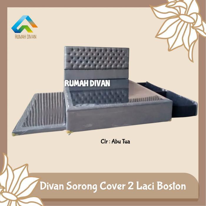 Divan Dipan Tempat Tidur Sorong Laci Uk.160*200 Sorong 120*180