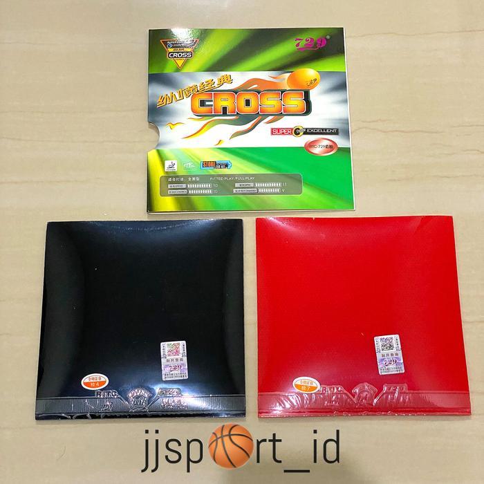 Karet Bat Pingpong Karet Bet Pingpong Rubber 729 CROSS ISI SEPASANG