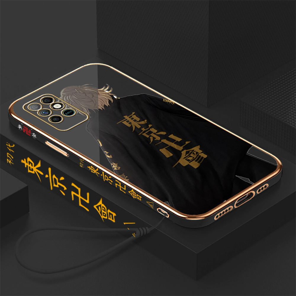 [Pengiriman lokal] Infinix NOTE 8 10 Pro 11 NFC 12 G88 Casing HP Pola Tokyo Revengers Mikey  Anti Pe