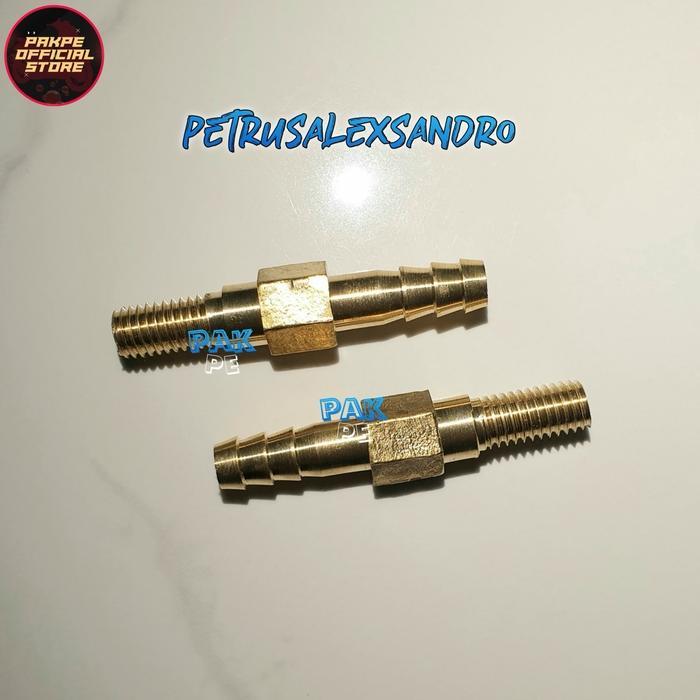 2vs3- Baut Nepel Oil Cooler Crankcase/Head Nepel Oil Crankcase Kuningan