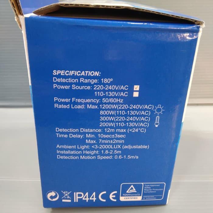 s2nu- Skylite Infrared Motion Sensor - Sensor Gerak Infrared - Ms-119