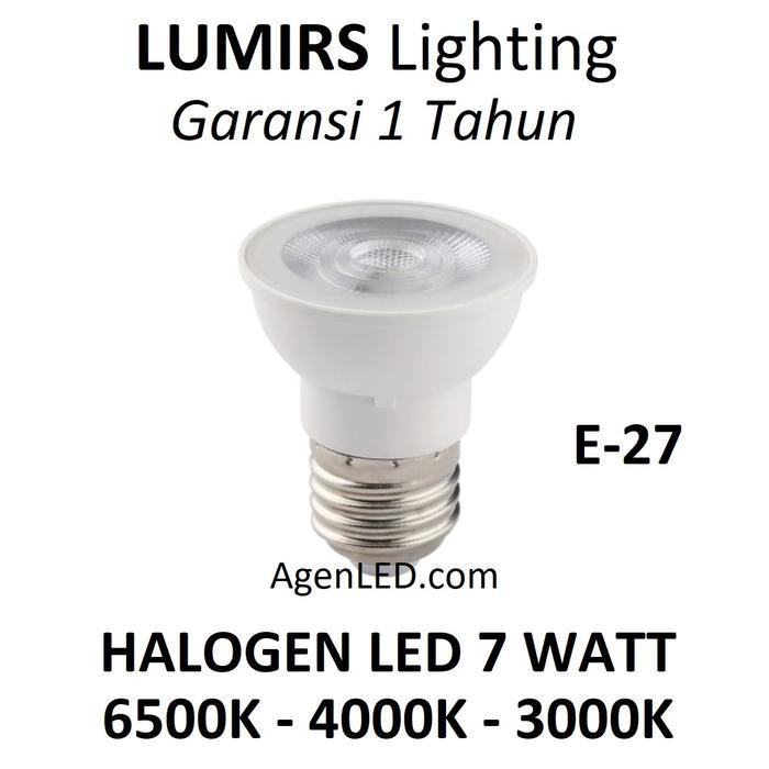 New LUMIRS Lampu HALOGEN LED 7W COB E27 spot sorot 7 w watt 5 3 ULIR E 27