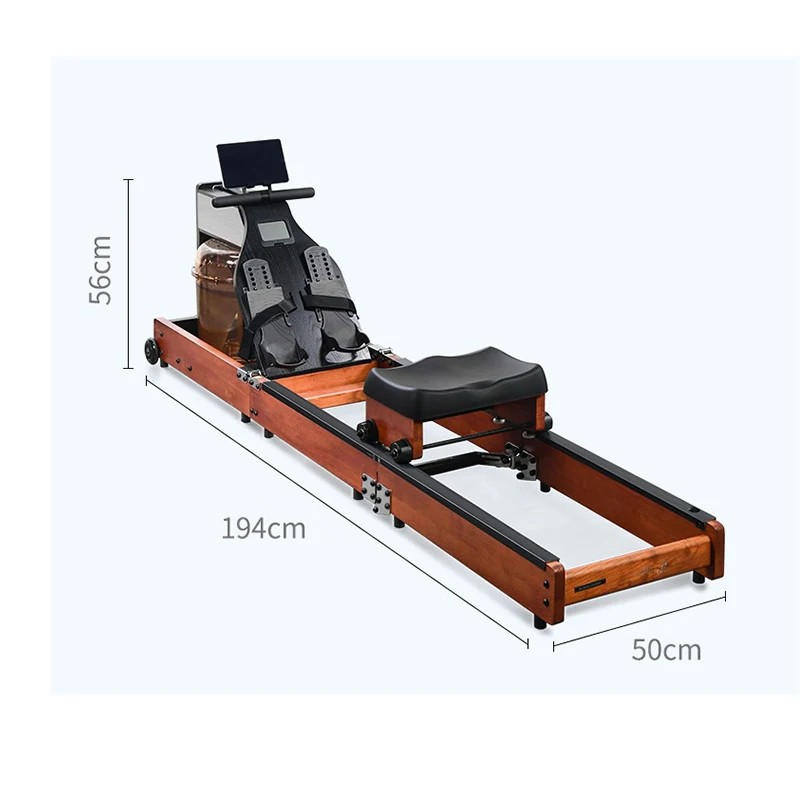 Household 220v Water Resistance Rowing Machine Intelligent Household Fitness Equipment Foldable