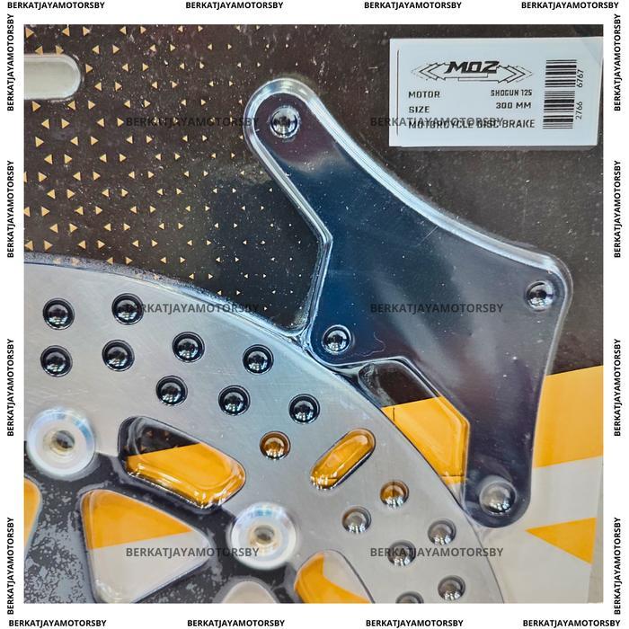PIRINGAN CAKRAM DEPAN DISC BRAKE MOS MODEL FLOATING STAINLESS UKURAN 300MM SHOGUN 125 SUZUKI SMASH