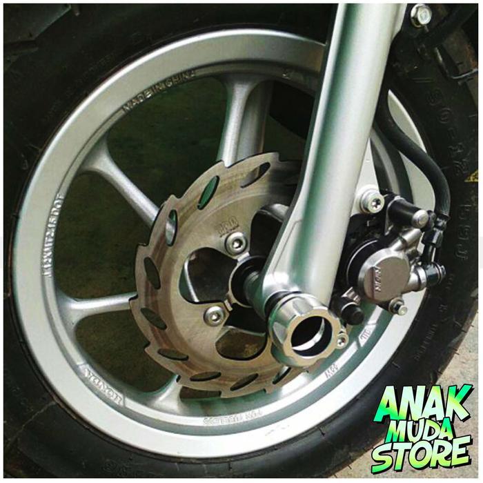 Jalu As Roda Depan Belakang Pelindung Body Motor Model Corong Mini CNC