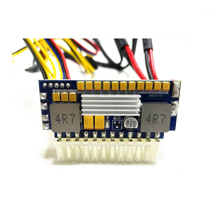 450W Output Switch Power Supply Module for PC 12V DC Input 24pin DC-DC ATX Pico PSU MINI ITX PC Powe