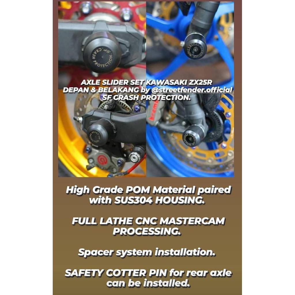 Frame Slider / Jalu As Pelindung Body ZX25R ZX25RR ZX 25R ZX 25 R