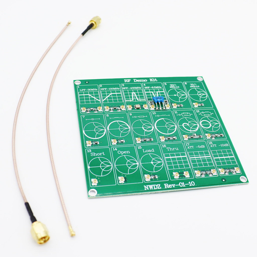Frequency Test Board Rf Demo Kit Nanovna Rf Tester Board Filter Attenuator For Nano Vna-F Nano Vna-H