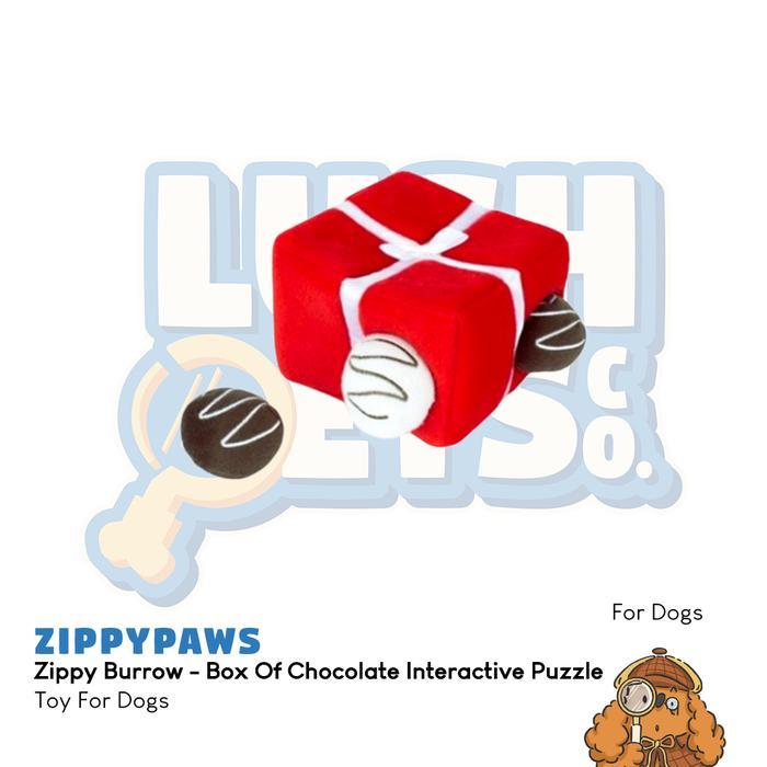 ZippyPaws Zippy Burrow - Box Of Chocolate Interactive Puzzle Dog Toy