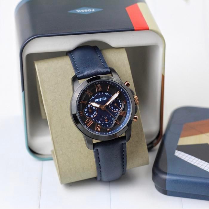 Jam tangan Fashion Fossil Tali kulit chrono aktif wanita