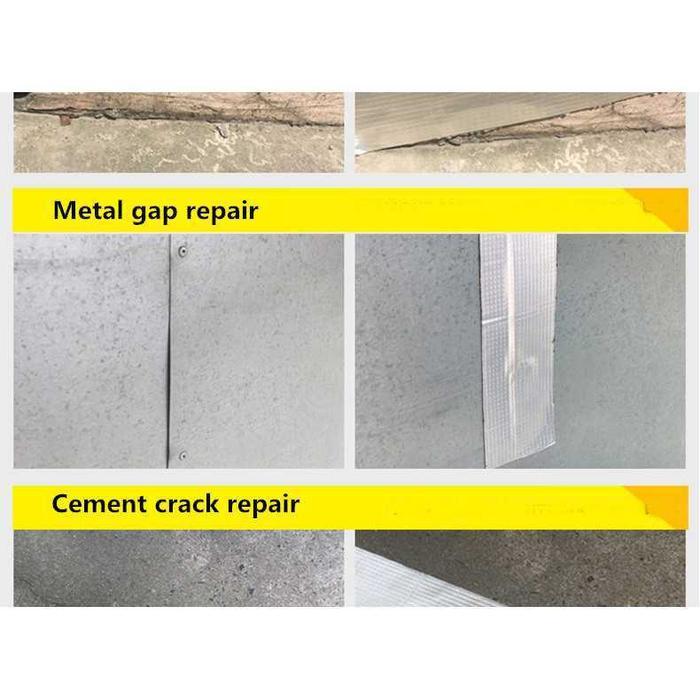 jgmh- Lakban Tape Alumunium Foil Waterproof Anti Bocor Atap 30 Cm X 5 M