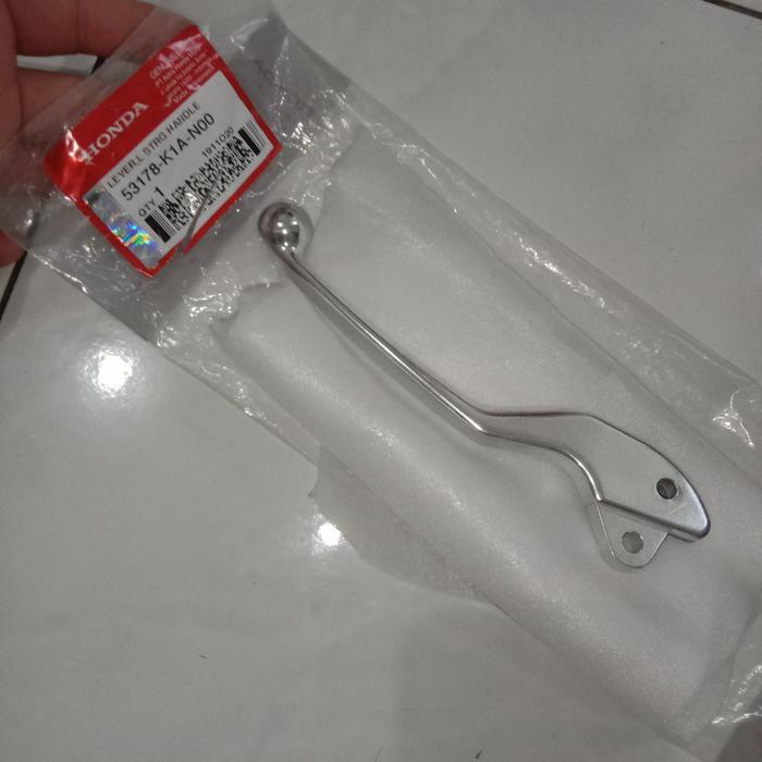 [MANTAP] HANDLE REM KIRI BEAT NEW LED DELUXE 2020 SILVER ORIGINAL K1A KODE 808