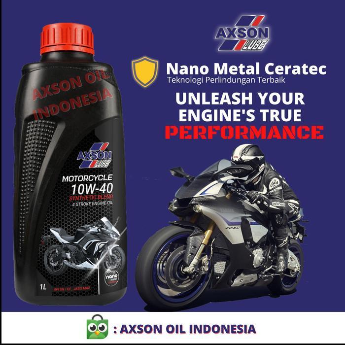 Axson Semi Synthetic Motorcycle Oil 10W-40